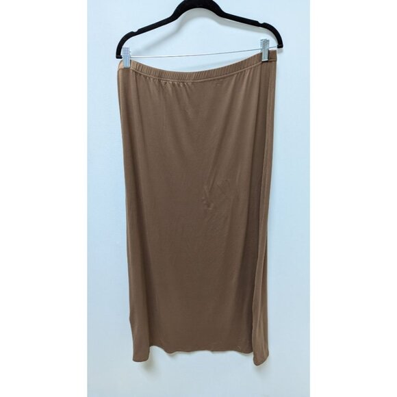 Lybiogs Brown Crop T-Shirt & Maxi Skirt Set Y2K - Picture 3 of 4